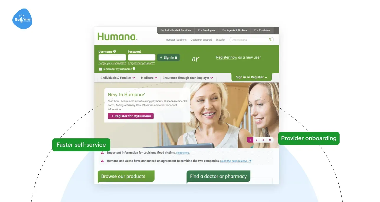 Humana Healthcare Digital Transformation — OutSystems Use Case