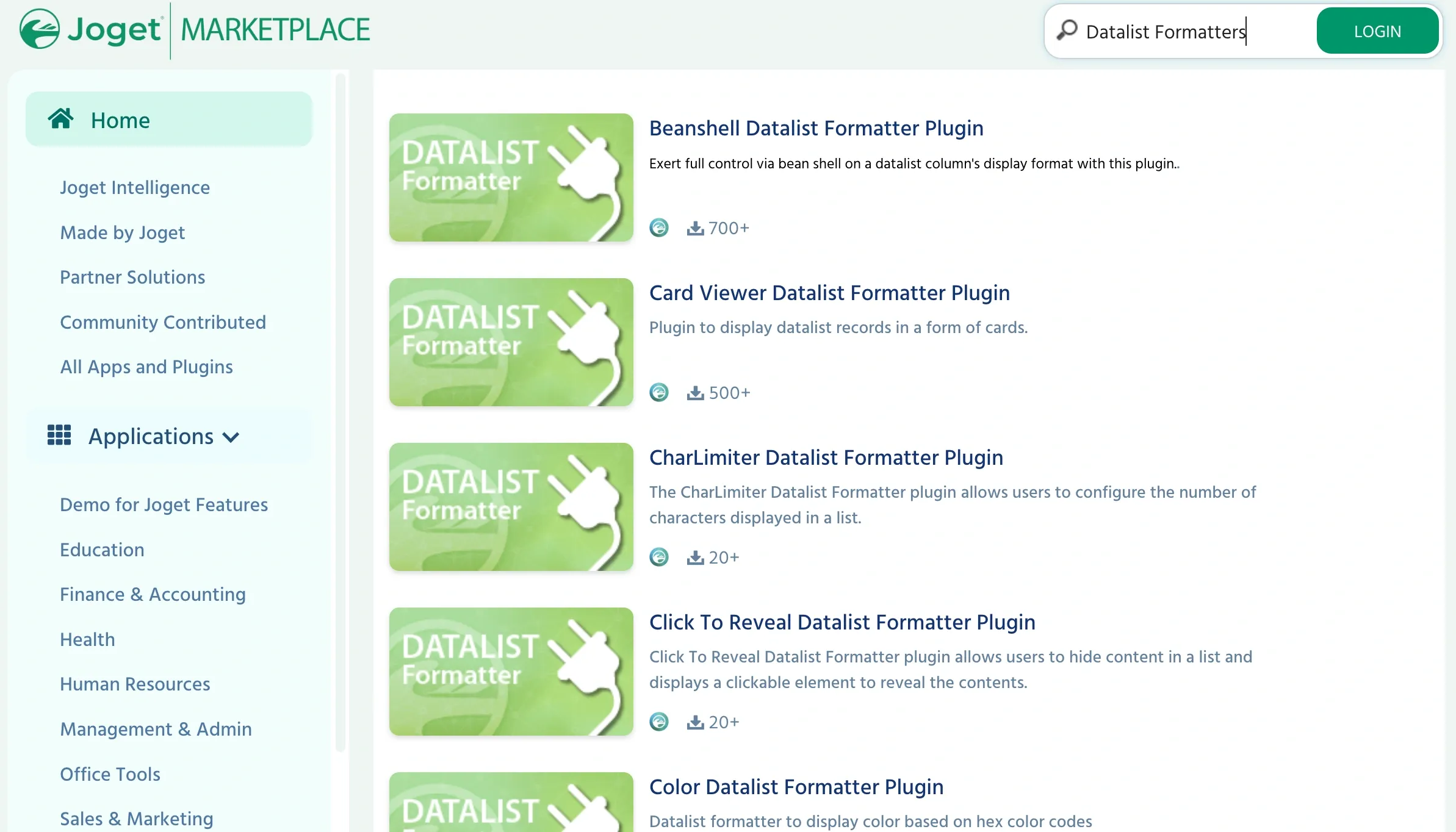 Datalist Formatter Plugin