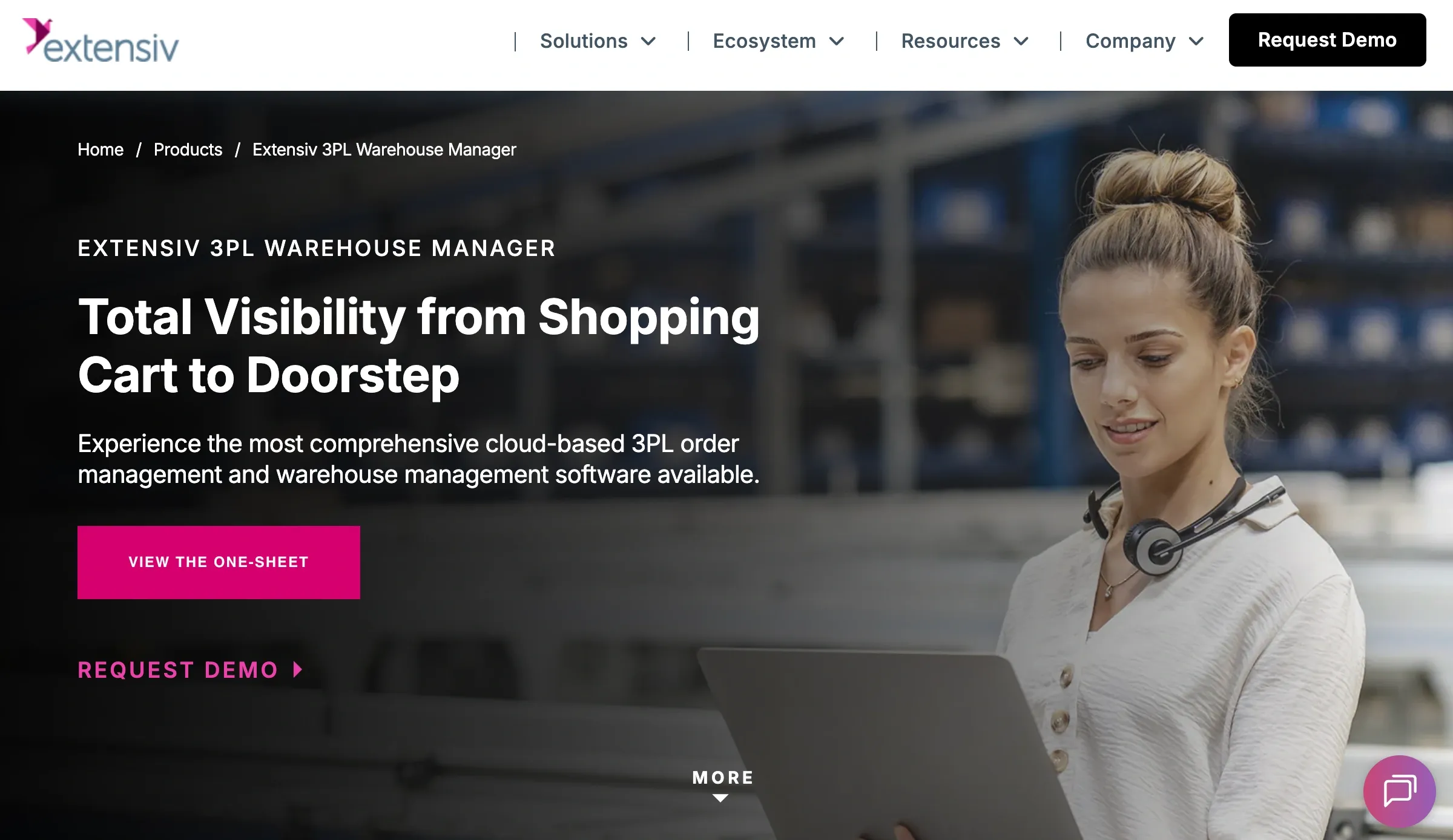 Extinsiv 3PL Warehouse Manager