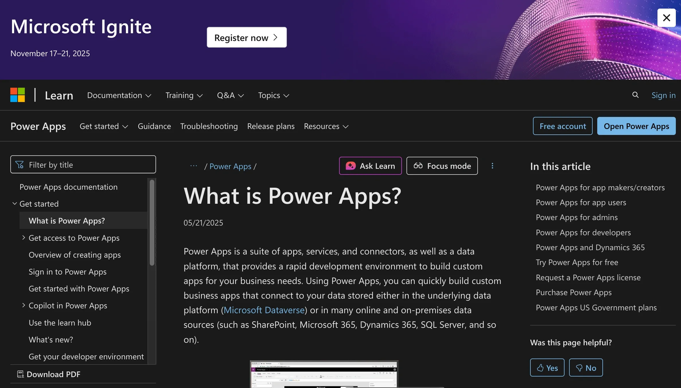 Microsoft Power Apps