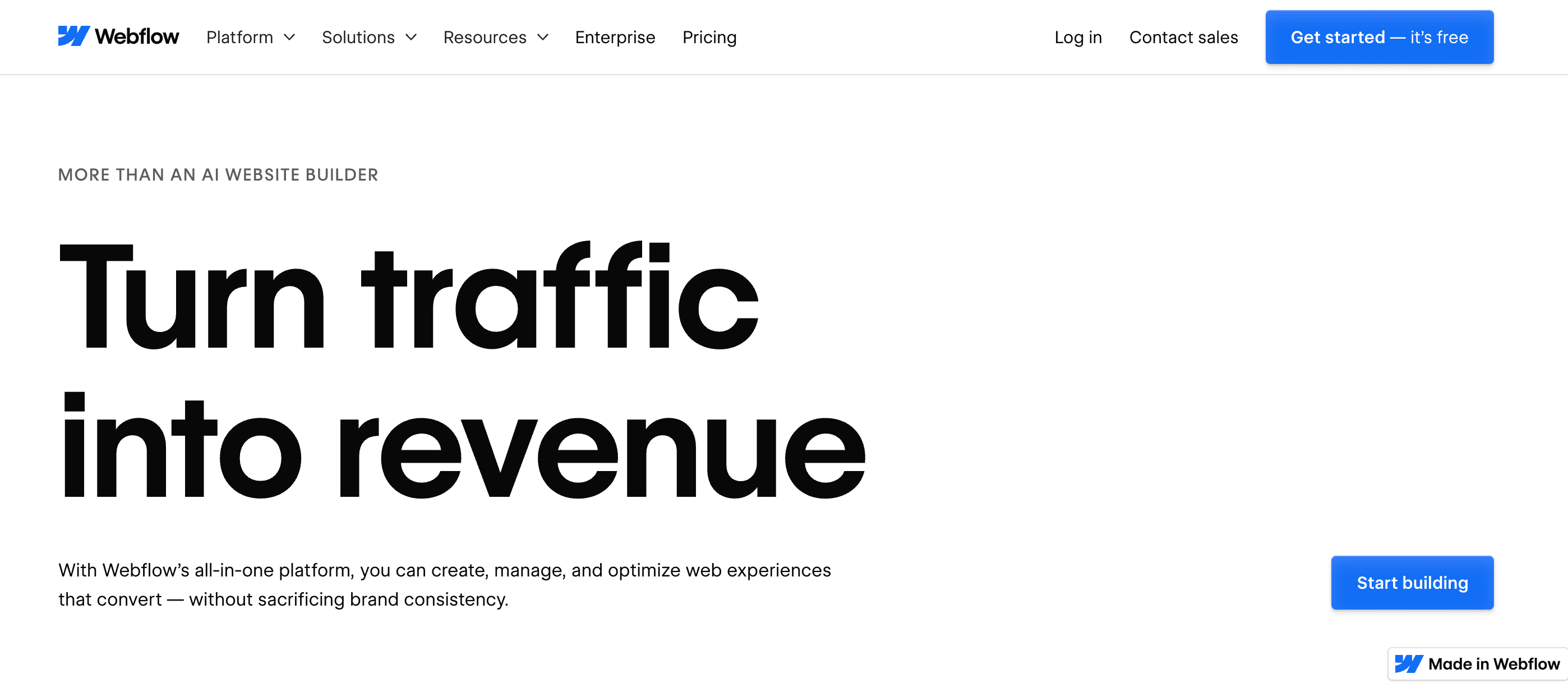 Webflow home